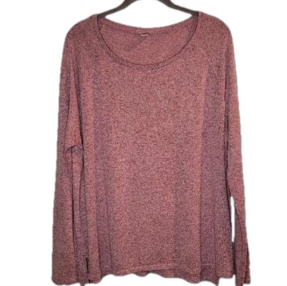 OLD NAVY, Mauve, lightweight, long-sleeve, relaxed-fit sweater. Sz. L - Picture 1 of 9